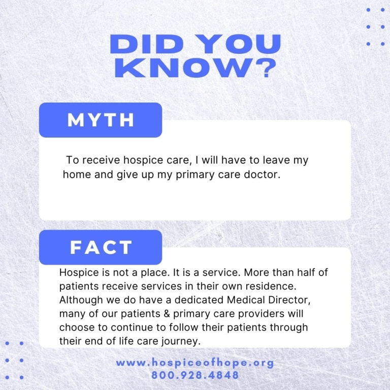 Hospice Care - Myths