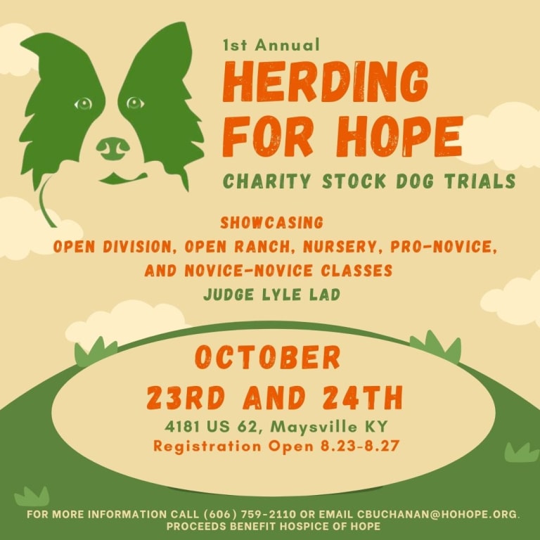 All Herding for Hope Classes are Full, Except for Open Division