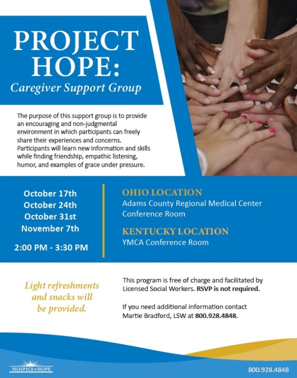 Project Hope: A Caregiver Support Group