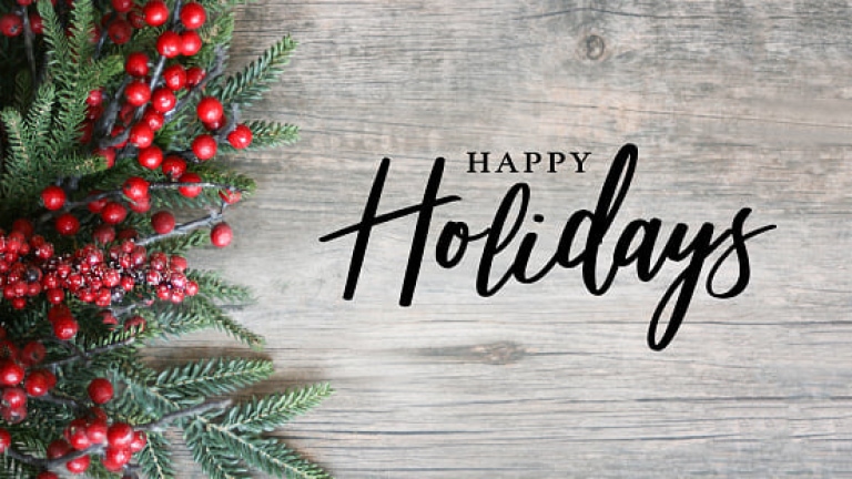 Happy Holidays from Hospice of Hope!